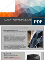 Carbon absorptive façade design