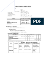 Informe Técnico Pedagógico - 2014