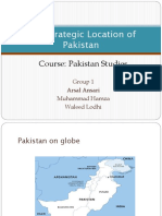 Geo-Strategic Location of Pakistan