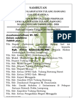 Sambt. Ketua DPRD TTG Pelantikan Pimpinan