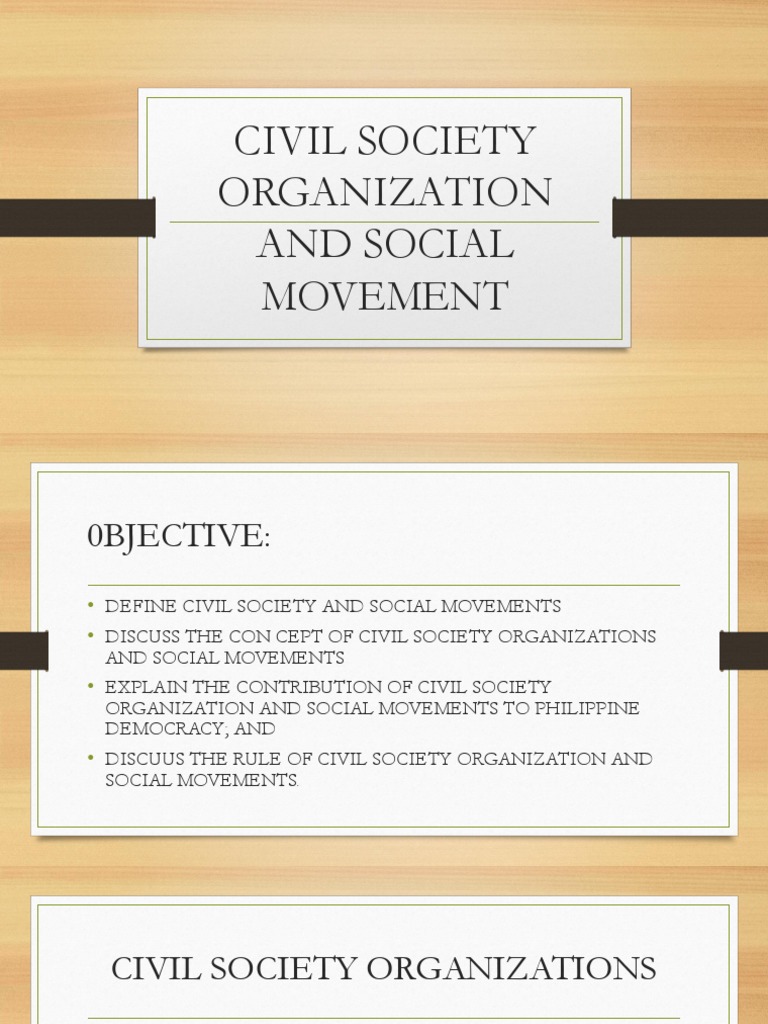 Civil Society and Social Movements in the Philippines | PDF | Politics