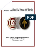 The OSS Model: Inspiration for Future SOF Selection, Organization, Resourcing and Authorities