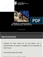 Projeto e Montagem de Exposição Artistica - IF PDF