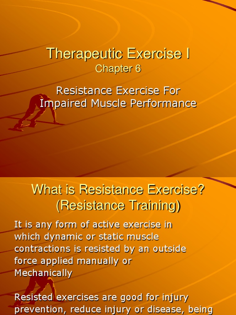 Resistance Exercise for Muscle Performance | PDF | Strength Training ...
