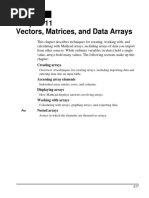 Mathcad Matrix