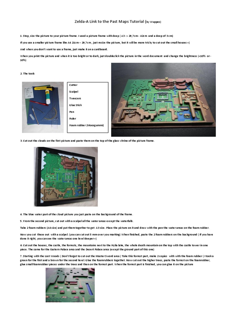 Zelda Maps Tutorial PDF | PDF | Art Media | Leisure