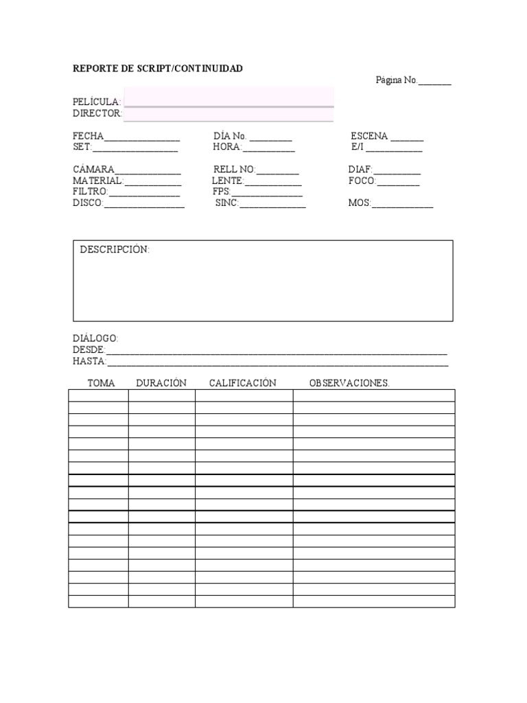 Reporte de Script PDF | PDF | Crecimiento personal y profesional ...
