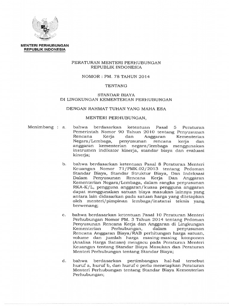 2025年春の Permenhub PDF | PDF Lampirannya1 2014 - Tahun 78 No 靴