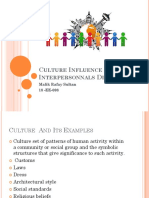 Culture Influence On Interpersonal Dailoge