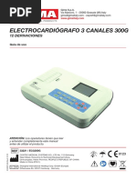Manual de Usuario Holter Contec TLC9803 | PDF | Electrocardiografia ...