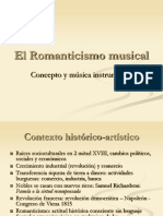 Romanticismo musical concepto y música instrumental 