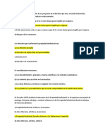 Cuestionario Derecho Informatico II Parcial