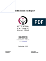OCSB - Special Education Report 2019-2020