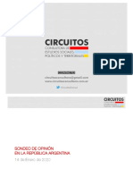 Sondeo de Opinión Nacional 14 de Enero de 2020