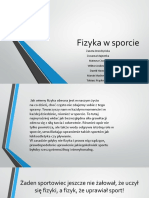 Fizyka W Sporcie