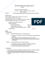 MECH 498 Course Outline (Fall 2019)