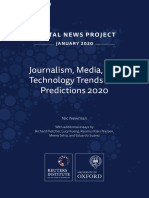 Newman Journalism and Media Predictions 2020 Final PDF