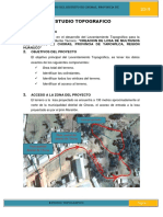 Informe Topografico Losa Deportiva Choras