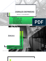 Integrales definidas para calcular áreas y volúmenes