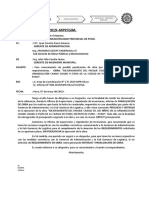 INFORMES N° 00188-2019 INFORMO PARALIZACION DE OBRA POR FALTA DE ATENCION DE REQUERIMIENTOS DE LA OBRA PARQUE LOS NIÑOS GM