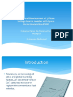 Design and Development of 3 Phase Voltage Source Inverter With Space Vector Modulation PWM