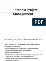 Week 5-7 - Multimedia Software Multimedia Project Management