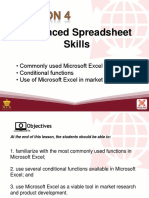 L4 - Advanced - Spreadsheet - Skills - PDF Filename - UTF-8''L4-20Advanced-20Spreadsheet-20Skills