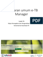 Gambaran Umum e-TB Manager - Unt TCM Tinja