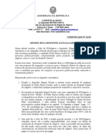 MB - Comunicado 12-XI - Mendes Bota Responde Ao PS-Algarve