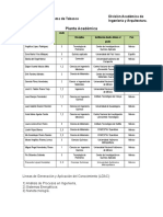 Planta Académica PDF