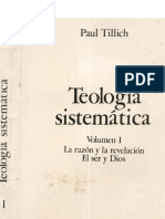 Paul Tillich - Teologia Sistematica (Volumen I).pdf