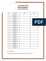 Jadwal Piket UKS