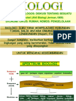 EKOLOGI DAN LINGKUNGAN