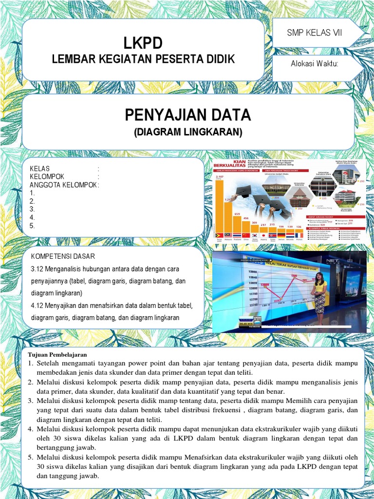 LKPD Diagram Lingkaran | PDF