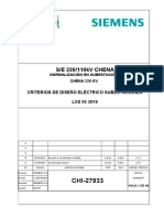 CHI-27933 - criterios de diseño de subestaciones - Rev B