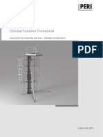 Srs Circular Column Formwork Instructions For Assembly and Use