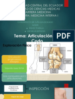 Articulacion Del Codo PDF
