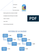 Linea Del Tiempo de La Calidad