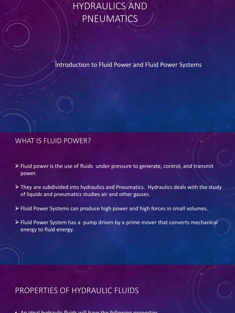Fluid Power PDF Valve Energy Technology