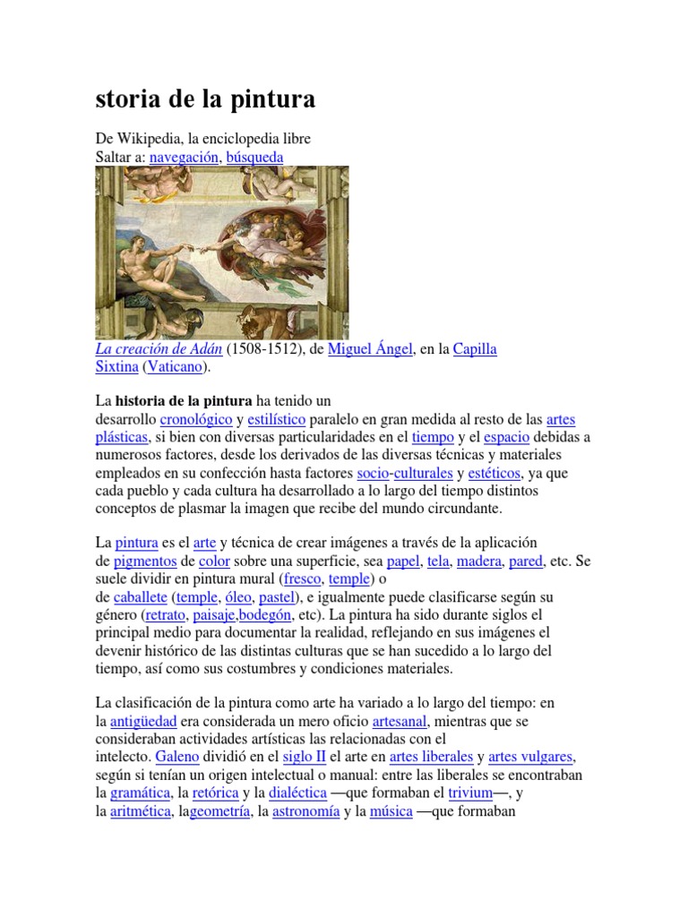 Historia de La Pintura | PDF | Expresionismo | Pinturas