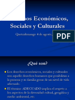 Derechos Económicos, Sociales y Cultuales