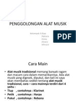 Penggolongan Alat Musik 3