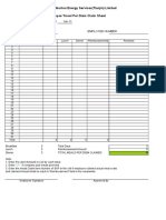 Meals Per Diem Sheet