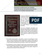 La Supremacía Constitucional y Los Tratados Internacionales PDF