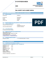 Cyclohexanol For Synthesis MSDS PDF