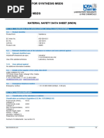 Cyclohexanol For Synthesis MSDS PDF