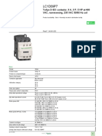 TeSys D Contactors - LC1D09P7