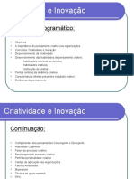 Criatividade e Inovação