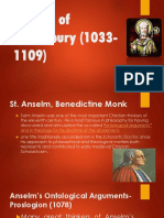 Anselm of Canterbury (1033-1109)