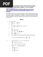 Solution Manual For Microeconomic Theory